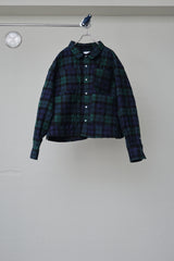 ULTRA-WIDE QUILTED FLANNEL SHIRT