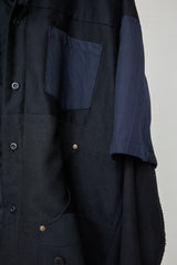 SUIT RECONSTRUCTED DOCKING HOODIE