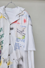 REVERSIBLE REMAKE TEE-HOODIE SHIRT-DOCKING