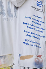 REVERSIBLE REMAKE TEE-HOODIE SHIRT-DOCKING