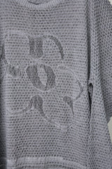 FOLD-OR-STRETCH FLOWER KNIT