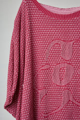 FOLD-OR-STRETCH FLOWER KNIT