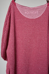 FOLD-OR-STRETCH FLOWER KNIT