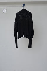 SHINING LACE "PUZZLE-UP" ZIP KNIT