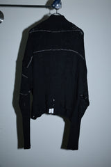 SHINING LACE "PUZZLE-UP" ZIP KNIT