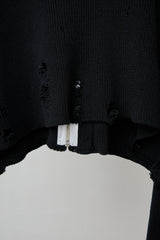 SHINING LACE "PUZZLE-UP" ZIP KNIT
