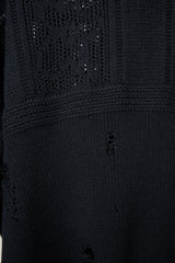 SHINING LACE "PUZZLE-UP" ZIP KNIT
