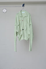 SHINING LACE "PUZZLE-UP" ZIP KNIT