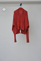 SHINING LACE "PUZZLE-UP" ZIP KNIT