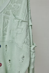 FLORAL REFLECTOR CHOOSE YOUR SIZE KNIT