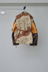 DEADSTOCK LEATHER MILITARY REBEL JKT1