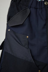 SUIT RECONSTRUCTED DOCKING PANTS