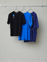 IDM STICKER PRINT BLANKET STITCH TEE