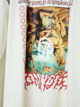 FVS ART PRINT BLANKET STITCH L/S TEE