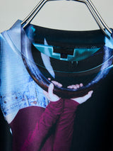 STRETCH POLYESTER PHOTO PRINT TEE