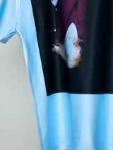 STRETCH POLYESTER PHOTO PRINT TEE