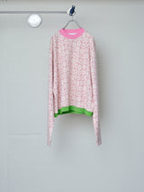 CONFUSED FLOWER JACQUARD L/S TEE