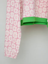 CONFUSED FLOWER JACQUARD L/S TEE