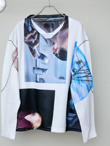 PRESS PRINTED PHOTO SPORTS TOP