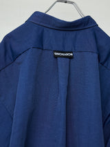 INDIGO COATED TAILORED POCKET SHIRT