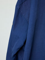 INDIGO COATED TAILORED POCKET SHIRT