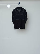 FLORAL REFLECTIVE ZIP CARDIGAN