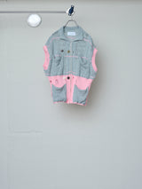 FLORAL REFLECTIVE ZIP CARDIGAN