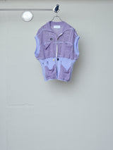 FLORAL REFLECTIVE ZIP CARDIGAN