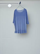 SEAMLESS RASCHEL FURNITURE KNIT TOP