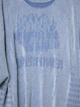 SEAMLESS RASCHEL FURNITURE KNIT TOP