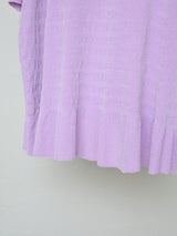 SEAMLESS RASCHEL FURNITURE KNIT TOP
