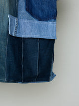 RECYCLED DRY DENIM DOCKED SHIRT