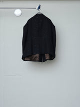 SEQUIN FANCY TWEED SHORT WIDE JACKET