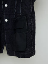 TAILOR BASTING LACE PATCHWORK JACKET