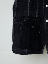 TAILOR BASTING LACE PATCHWORK JACKET