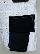 TAILOR BASTING LACE PATCHWORK JACKET