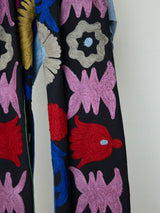 BACK DENIM RECONSTRUCTED SUZANI PANTS