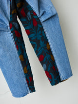 FRONT DENIM RECONSTRUCTED SUZANI PANTS