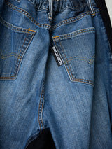 VINTAGE DENIM RHINESTONE 2WAY SHORTS
