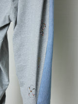 VINTAGE REMADE DENIM RHINESTONE 2WAY PANTS