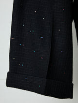 SEQUIN SUMMER TWEED SHORT BIG SLACKS