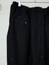 SEQUIN SUMMER TWEED SHORT BIG SLACKS
