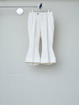 SEQUIN TWEED CROPPED FLARED PANTS