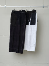 EMBROIDERED LACE BASTING SLACKS