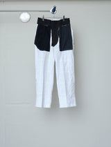 EMBROIDERED LACE BASTING SLACKS