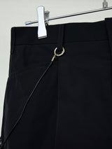SHAPE MEMORY TROUSERS WITH CHARM