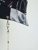 RECONSTRUCTED TEE NECKLACE BUCKET HAT