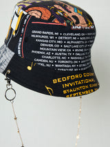 RECONSTRUCTED TEE NECKLACE BUCKET HAT