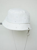 SEQUIN SUMMER TWEED NECKLACE HAT
