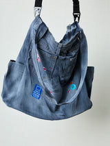 SHIBUYA GYARU DENIM IDM SLING TOTE
